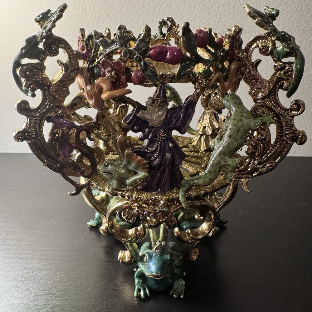 RARE Vintage‎ Kirks Folly Whimsical Wizard Candle Holder
